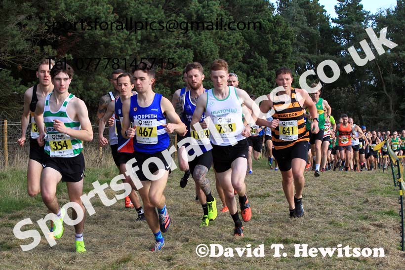 Senior mens 2023 Start Fitness NEHL, Druridge Bay Country Park, Northumberland.  Photo: David T. Hewitson/Sports for All Pics